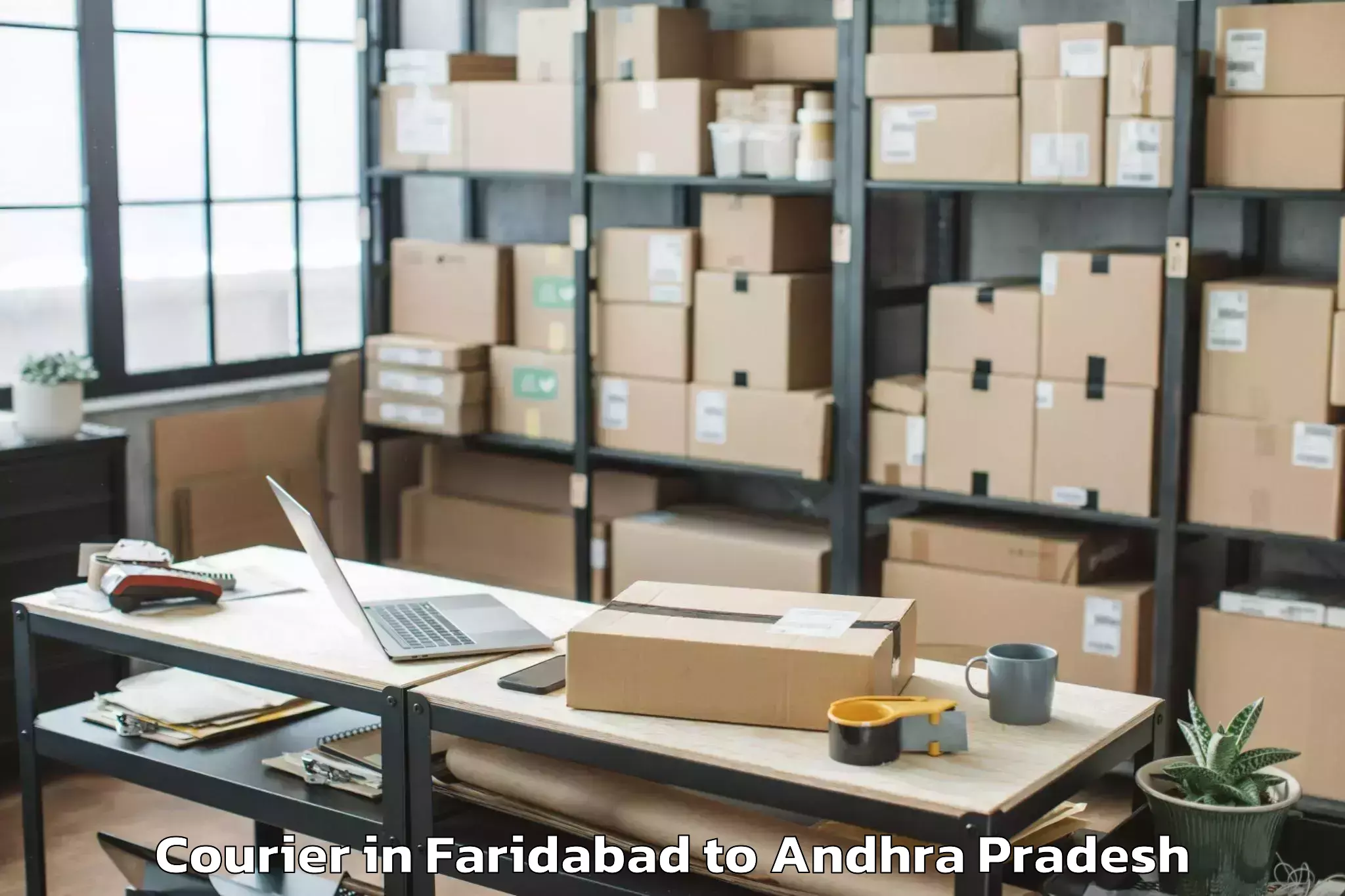 Reliable Faridabad to Lingapalem Courier